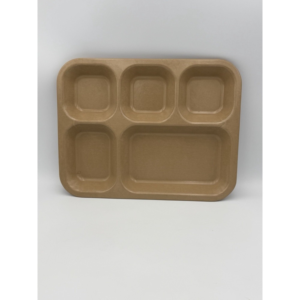 Vintage 1979 US Military Mess Hall Tray 5 Compartment Halsey Inc Scranton PA